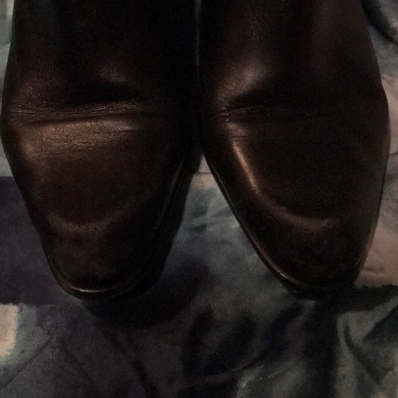 Luc Berjen Black Genuine Leather Booties - Picture 5 of 6